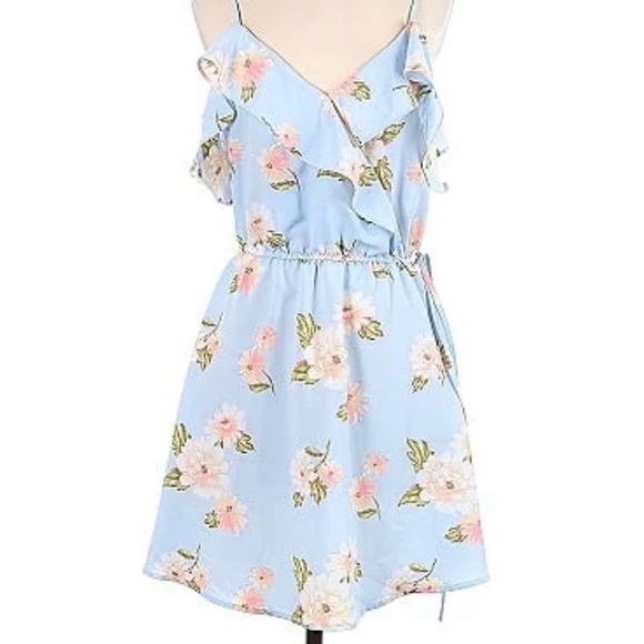 Sweet Wanderer: Blue Floral: Dress Small: see photos for measurements - Picture 4 of 6